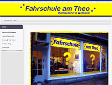 Tablet Screenshot of fahrschule-am-theo.de